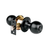 Cerradura pomo, negro, esfera, reámara